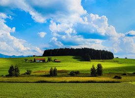 奥地利绿色护眼的大自然风景高清图片