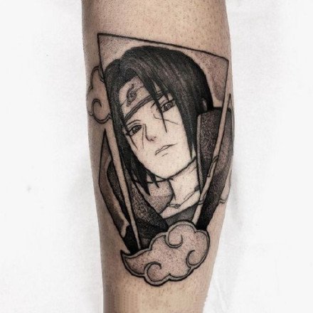 点击大图看下一张：纹身火影忍者图案 18款动漫火影的纹身图案