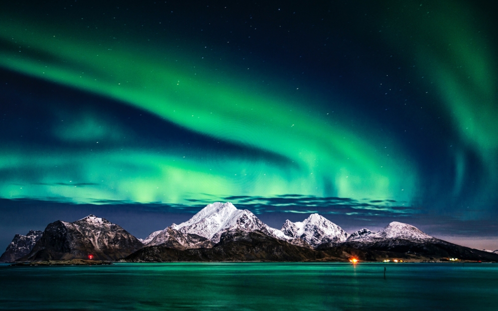 点击大图看下一张：唯美挪威风景高清桌面壁纸