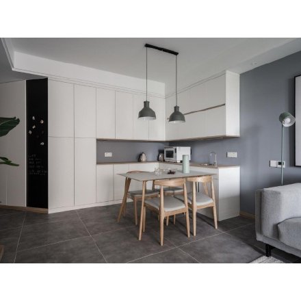 点击大图看下一张:70m平米的一室一厅,北欧风装修风格