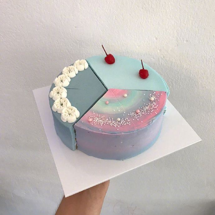 点击大图看下一张：下次生日给自己准备一个极简蛋糕 ​​​​