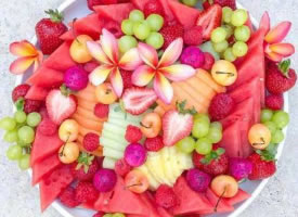 营养美味的水果拼盘图片
