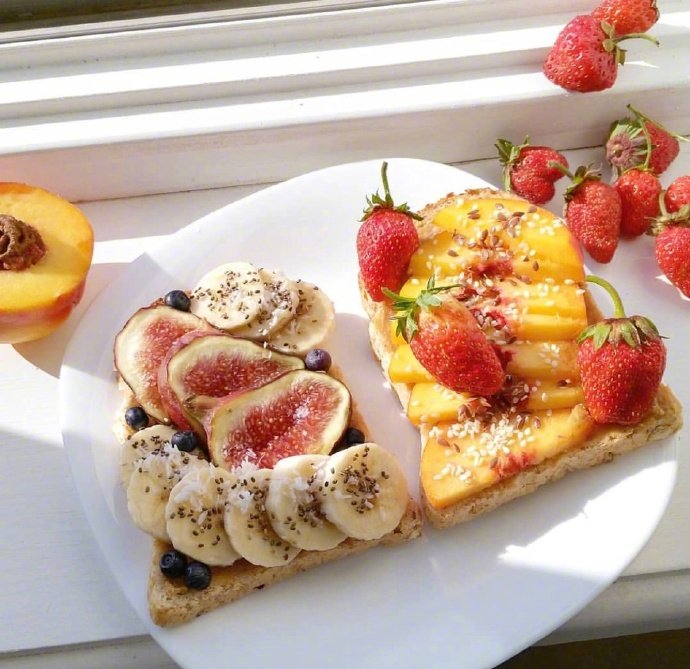 点击大图看下一张：一份营养元气的早餐图片欣赏