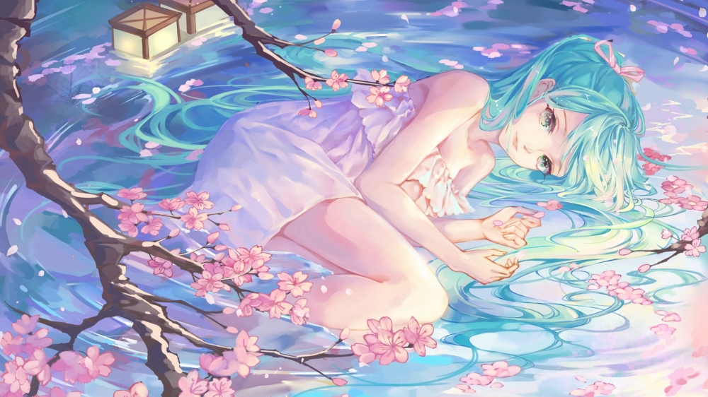 点击大图看下一张：二次元唯美插画萝莉图片欣赏