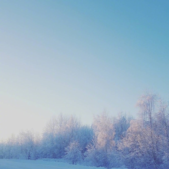 点击大图看下一张：芬兰Lapua的雪景图片