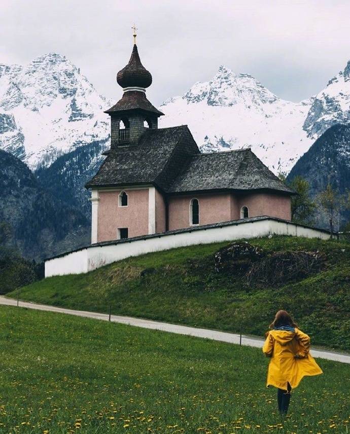 点击大图看下一张：美如画的奥地利风景图片