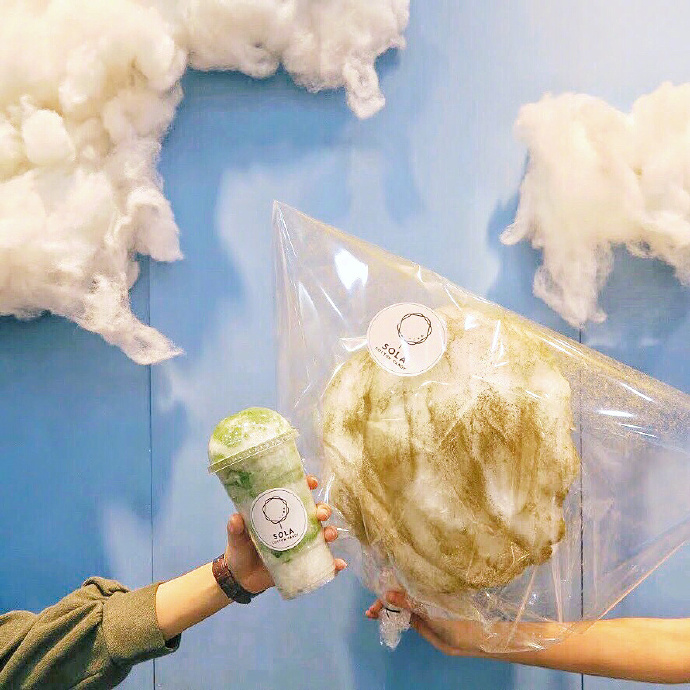 点击大图看下一张：一组柔软粘糯的日式棉花糖图片