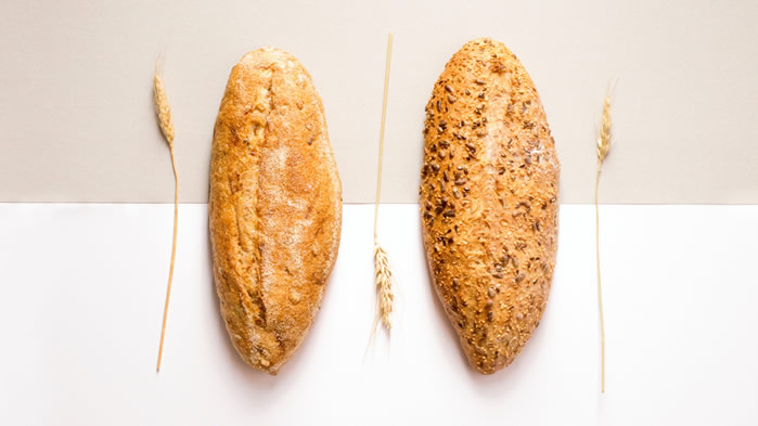 点击大图看下一张：一组好吃长不胖的谷物面包图片欣赏