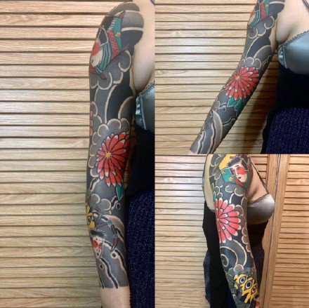 点击大图看下一张：日式纹身 18款传统的日式纹身小图作品