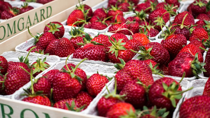 点击大图看下一张：一组酸甜可口红红的草莓图片欣赏