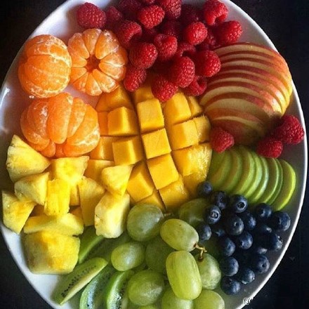 点击大图看下一张：给我一盘这样的水果，我可以一天不吃肉
