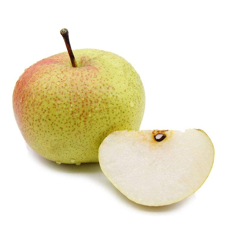 点击大图看下一张：细脆多汁、清香爽口的苹果梨图片