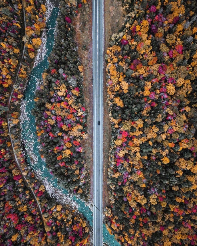 点击大图看下一张：新罕布什尔州的秋天