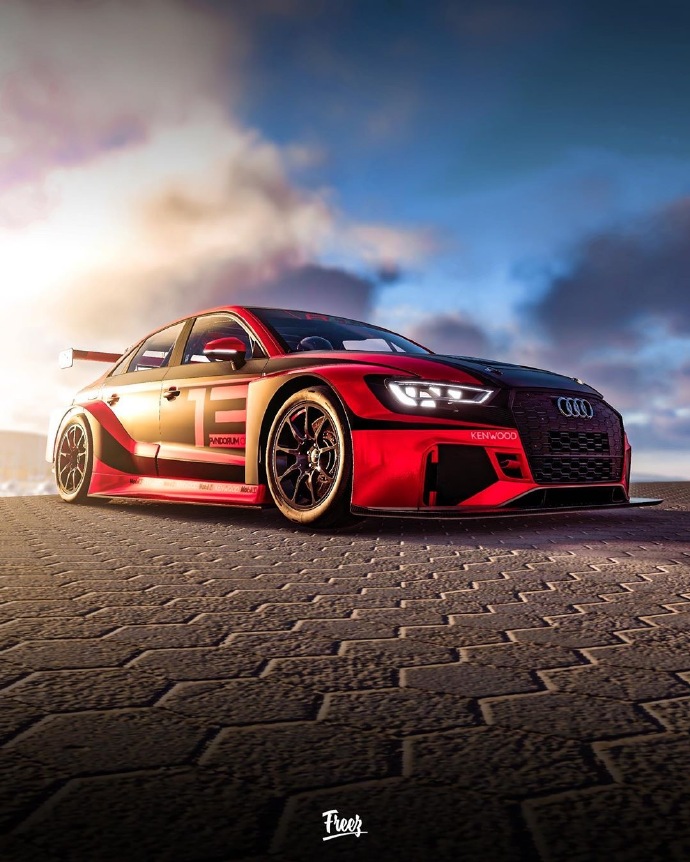 点击大图看下一张：一组超帅气的超跑Audi RS3 LMS ​​​​图片