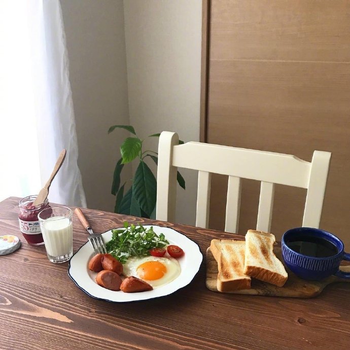 点击大图看下一张：一组精致营养的西式早餐图片欣赏
