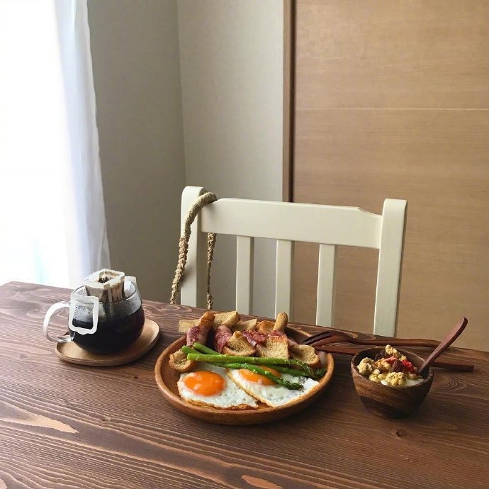 点击大图看下一张：一组精致营养的西式早餐图片欣赏