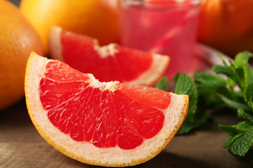 点击大图看下一张：清甜微酸的“柚中之冠”红肉蜜柚图片