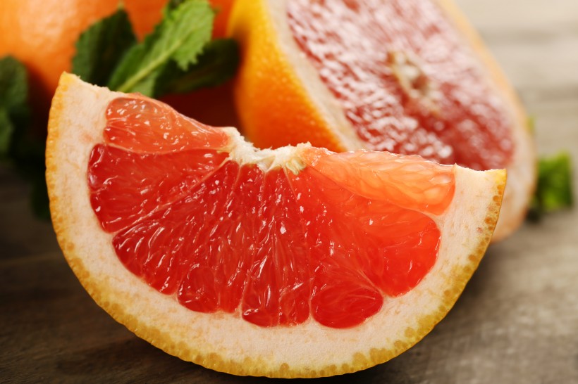 点击大图看下一张：清甜微酸的“柚中之冠”红肉蜜柚图片