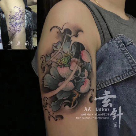 点击大图看下一张：上海纹身-上海玄针刺青-店内近日纹身小图