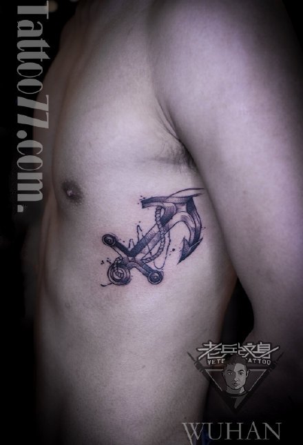 点击大图看下一张：武汉纹身 湖北武汉老兵纹身的几款小作品