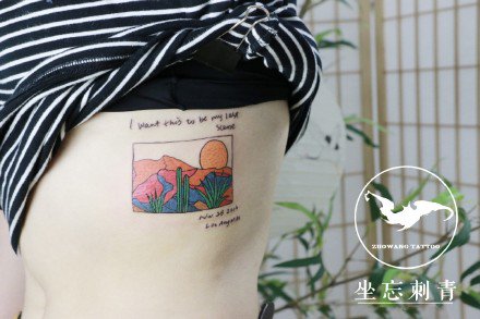 点击大图看下一张：贵阳纹身 贵州贵阳坐忘刺青的9款纹身作品