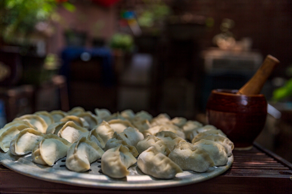 点击大图看下一张：一组手工饺子高清图片
