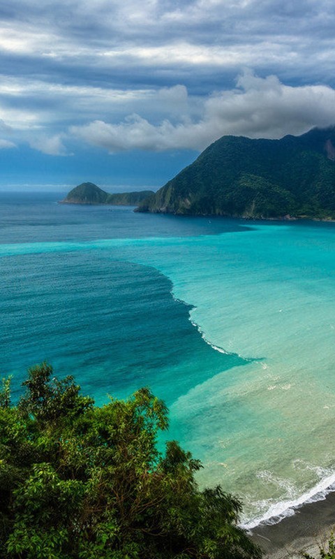点击大图看下一张：浪漫的海边风景手机壁纸