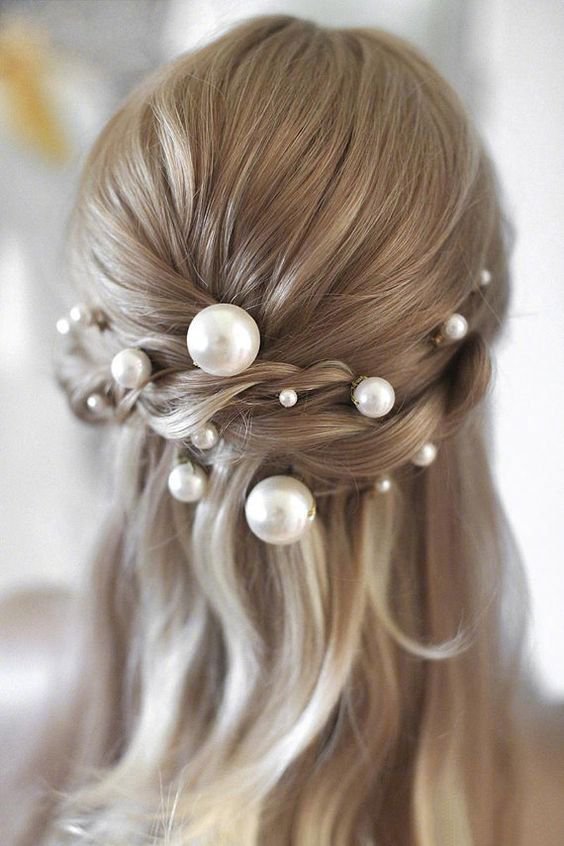 点击大图看下一张：仙得不要不要的珍珠发饰