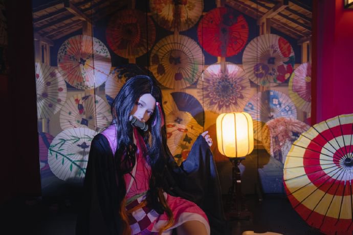 点击大图看下一张:一组cos鬼灭之刀性感美女图片欣赏