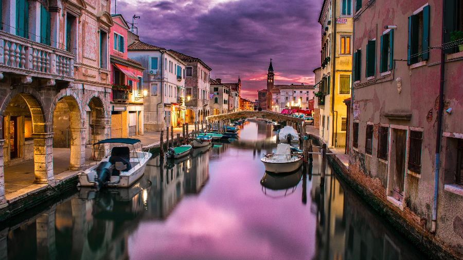 点击大图看下一张：水上城市威尼斯风光