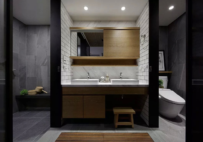 点击大图看下一张：卫浴间四式分离，喜欢这种大而美的卫浴间