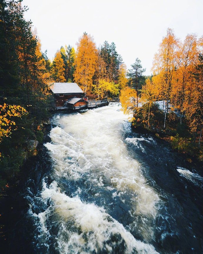 点击大图看下一张：一组芬兰的秋日美景图片