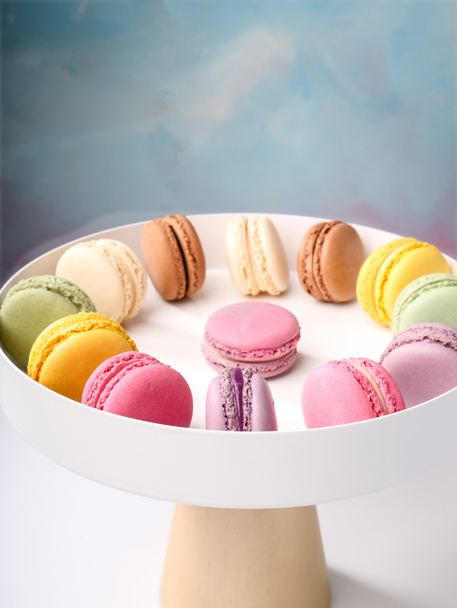 点击大图看下一张：法式甜点缤纷马卡龙图片