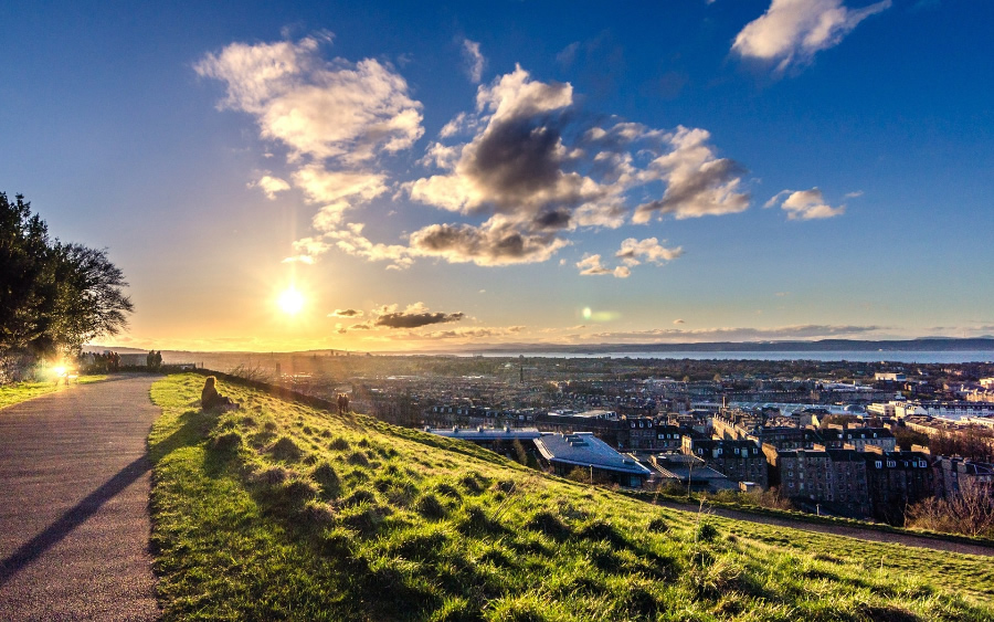 点击大图看下一张：英国苏格兰爱丁堡风景图片