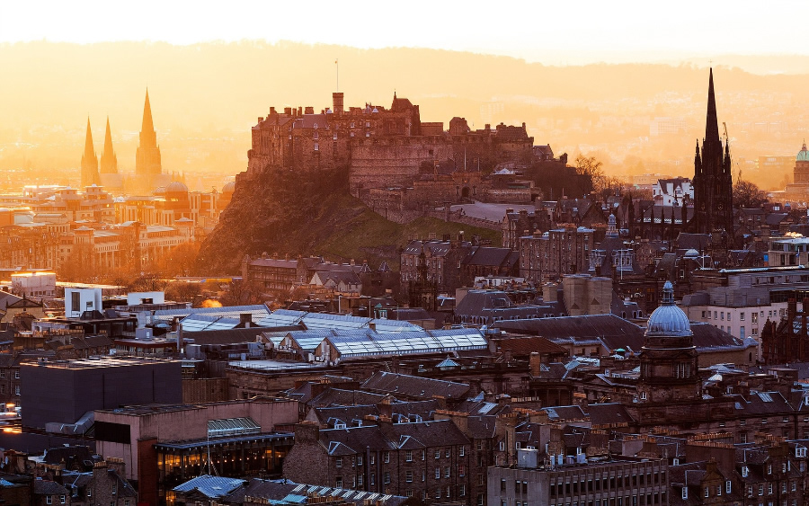 点击大图看下一张：英国苏格兰爱丁堡风景图片