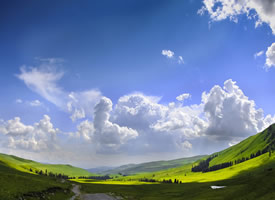 蓝天白云唯美风景电脑壁纸