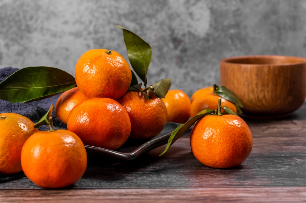 点击大图看下一张：一组金秋水果砂糖橘图片欣赏