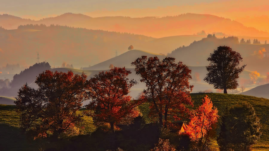 点击大图看下一张：瑞士优美风景图片