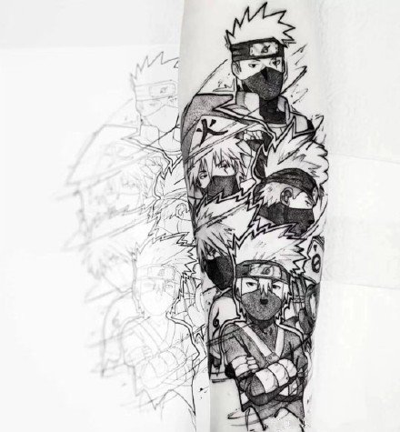 点击大图看下一张：丹东纹身-辽宁丹东魏刺青的一组纹身作品