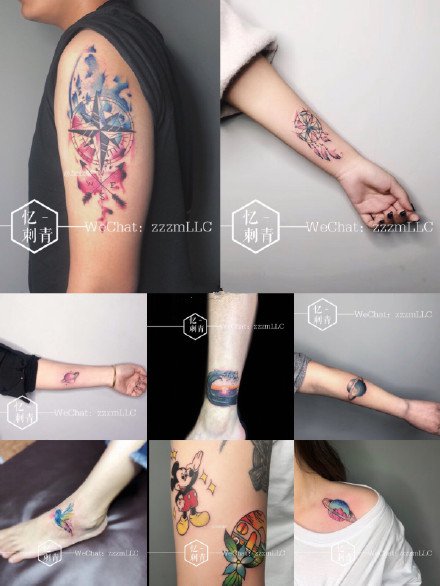 点击大图看下一张：河南洛阳忆刺青的一组纹身作品