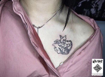 点击大图看下一张：青岛纹身 山东青岛雌犬刺青的几款纹身作品
