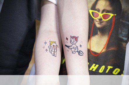 点击大图看下一张：大庆纹身 黑龙江大庆墨白刺青店的纹身作品