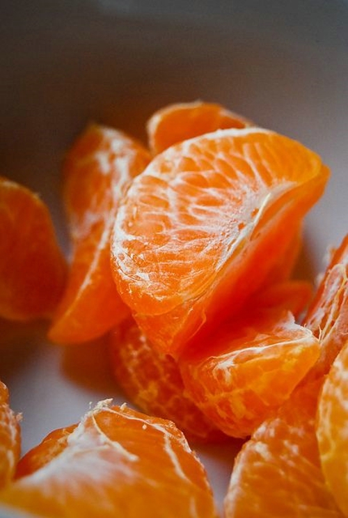 点击大图看下一张：橘子图片_剥开的橘子肉图片欣赏