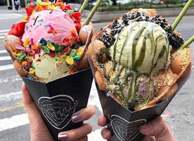 精美可爱的夏日冰淇淋图片