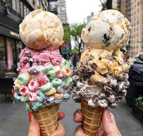 点击大图看下一张：精美可爱的夏日冰淇淋图片