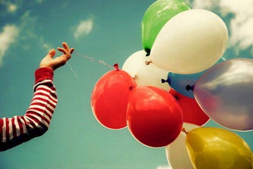 点击大图看下一张：幸福的气球图片