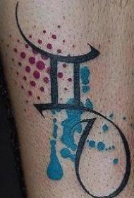 双子座Gemini符号的10款纹身图案
