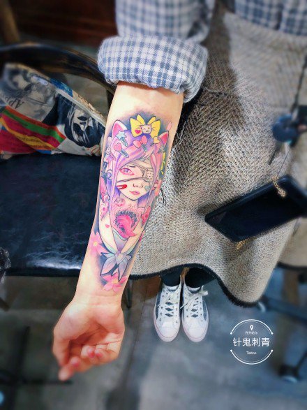 点击大图看下一张：齐齐哈尔纹身 黑龙江齐齐哈尔针鬼刺青店的几款纹身作品