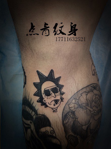 点击大图看下一张：株洲纹身 湖南株洲点青纹身的几款店内作品
