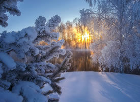 冬季自然风光美景图片桌面壁纸